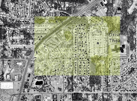 Plainfield Drive-In Theatre - Aerial - Photo From Terraserver (newer photo)